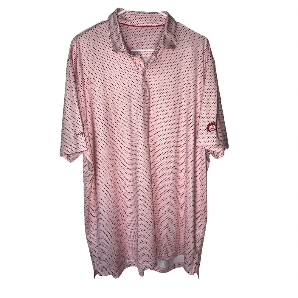 Johnnie-O Pink Shirt Men's XL The Cup‎ 2020 